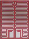 etched foil resistive element for silicone rubber heater manufacturing