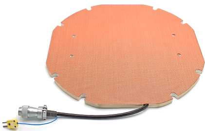 silicone rubber heater used with thermal insulation