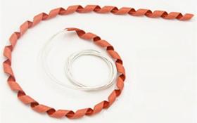 factory vulcanized spiral silicone heating tape for pipe heating